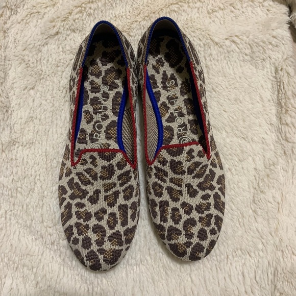 Rothy's Shoes - Rothys Size 7 animal Print The loafer mocha Spot Slip On Flats